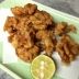 トウモロコシ粉を使った鶏せせりの唐揚げ