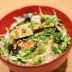 こんがり油揚げ納豆丼　昆布ぽん酢風味，