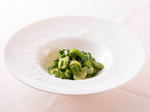 季節のグリーン野菜のオレキエッテ 高橋 直史シェフのレシピ シェフごはん