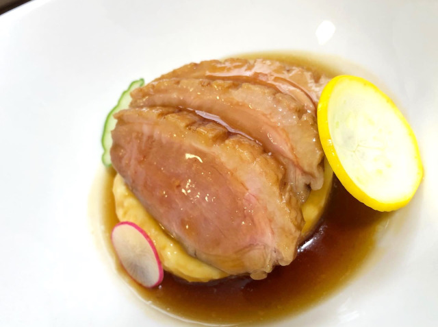 鴨ロースと里芋ペーストの和風あん 嶋倉 秀一シェフのレシピ シェフごはん