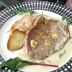 豚肉のガーリッククリームソース　