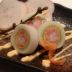 ずわい蟹の砧巻き　　ヨーグルトソースで食す