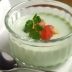 野菜づくし！チンゲン菜のミルクプリン