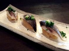 秋刀魚の大根寿司