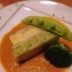 ブロッコリーとじゃがいものテリーヌ・にんじんのカレーソース
