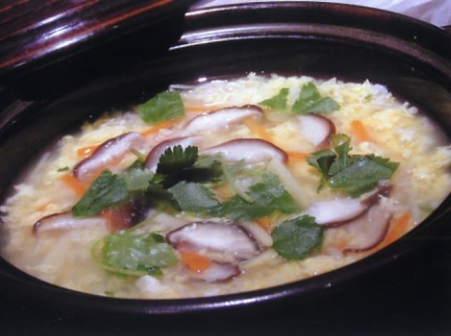 レシピ 雑炊 たっぷり野菜の卵ぞうすいのレシピ/作り方：白ごはん.com