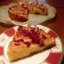 ルバーブとラズベリーのミルクケーキ