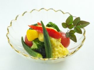 夏野菜の冷やし鉢