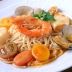 五島手延べうどんの和風ペスカトーレ