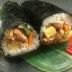 蒸し鶏肉の恵方巻き