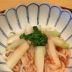 長崎五島うどんの梅肉セロリうどん