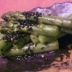 アスパラの胡麻塩焼き