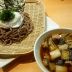 がらスープで食べる鶏汁つけそば