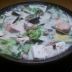 浅利と鮭、若鶏の野菜たっぷり大豆イソフラボン鍋