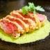 蝦夷鹿のカツレツ、四川風パクチ香麻ソース