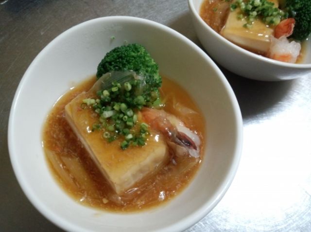 豆腐と海老の蟹あんかけ 大塩 貴弘シェフのレシピ シェフごはん