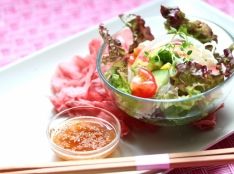 低カロリー！日本酒と共に、ひとくち夏野菜サラダ素麺