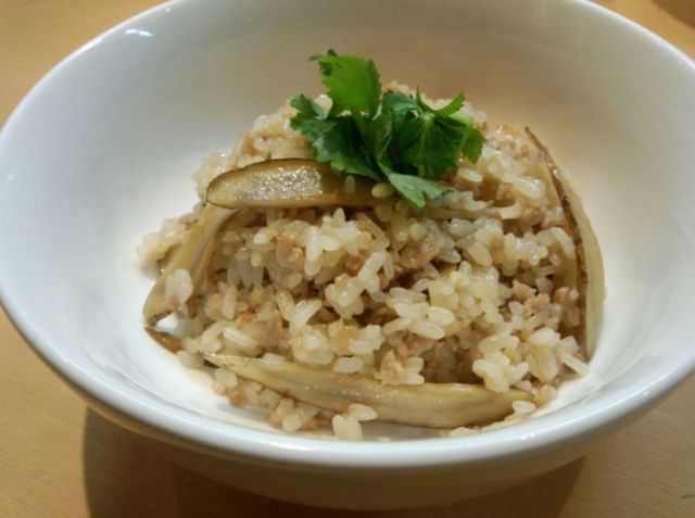 鶏ごぼう飯  ～山椒風味～