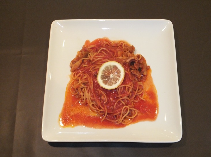 秋野菜＆熟成ベーコンのトマトパスタ