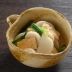 金町小蕪とホタテの油揚げ煮