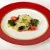 豚フィレ肉のピッツァ風あおさのり風味